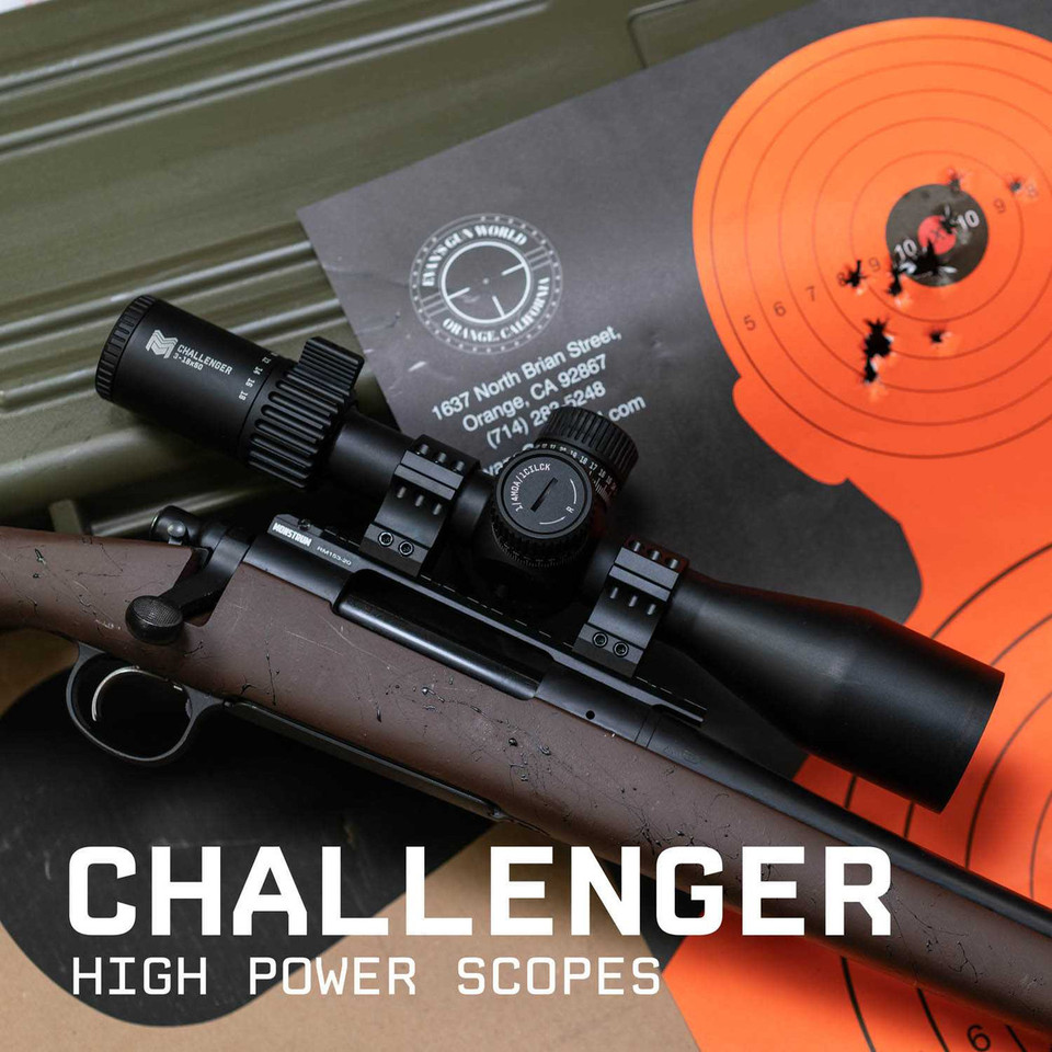 Challenger 3-18x50 FFP Scope with Zero Stop