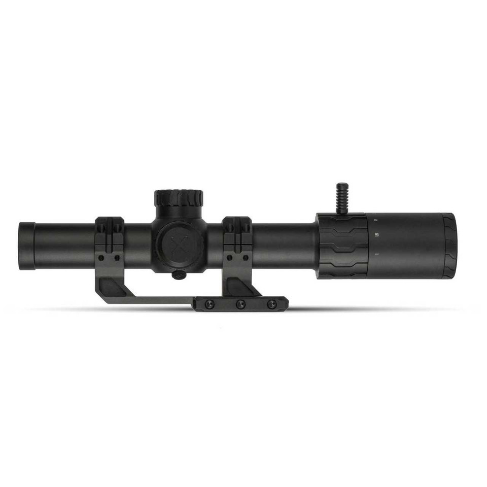 Panzer 1-6x24 FFP LPVO scope with ED glass.