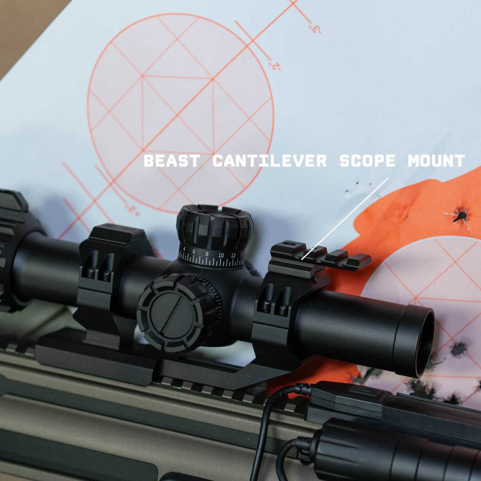 Challenger 5-20x50 FFP scope with Zero Stop and First Focal Plane reticle.