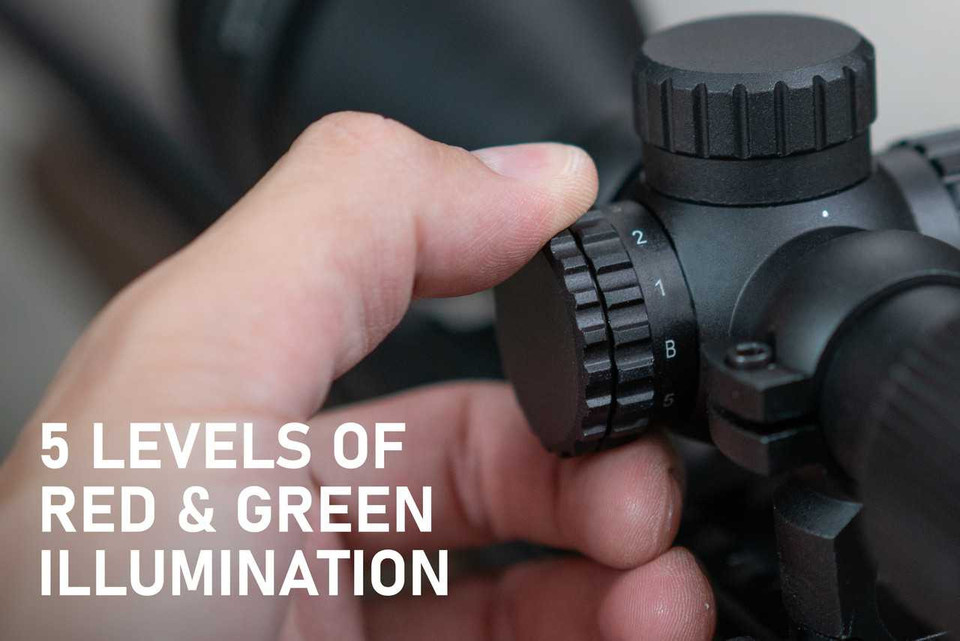 Guardian 4-12x50 AO SFP scope with Adjustable Objective and Second Focal Plane reticle.