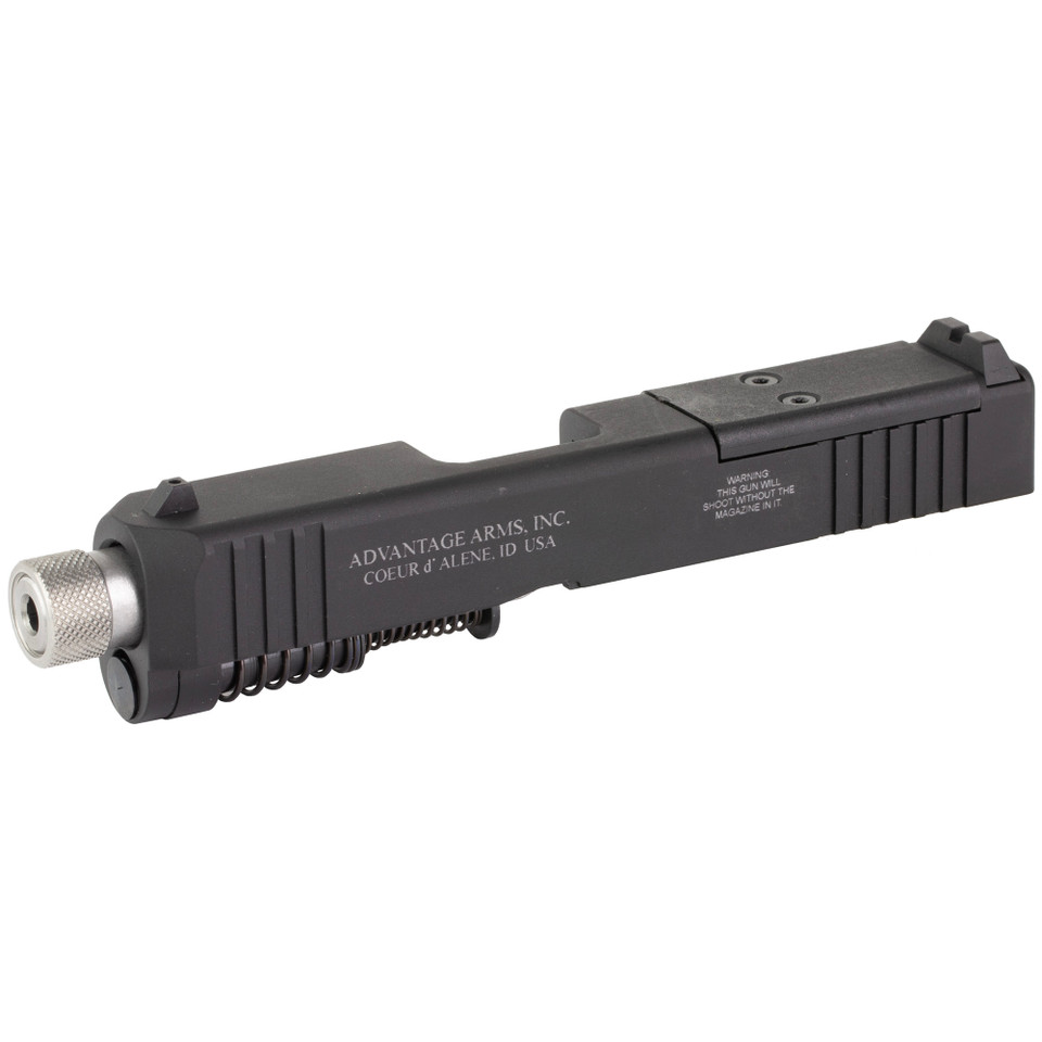 Advantage Arms Glock 26/27 Gen 1-5 optic-ready .22LR conversion kit, 15-round magazines.
