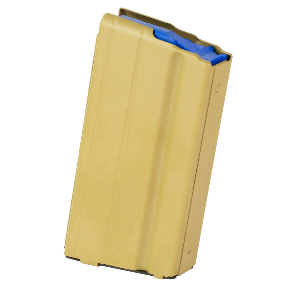 Duramag 15-round 6ARC/6.5 Grendel stainless steel FDE magazine