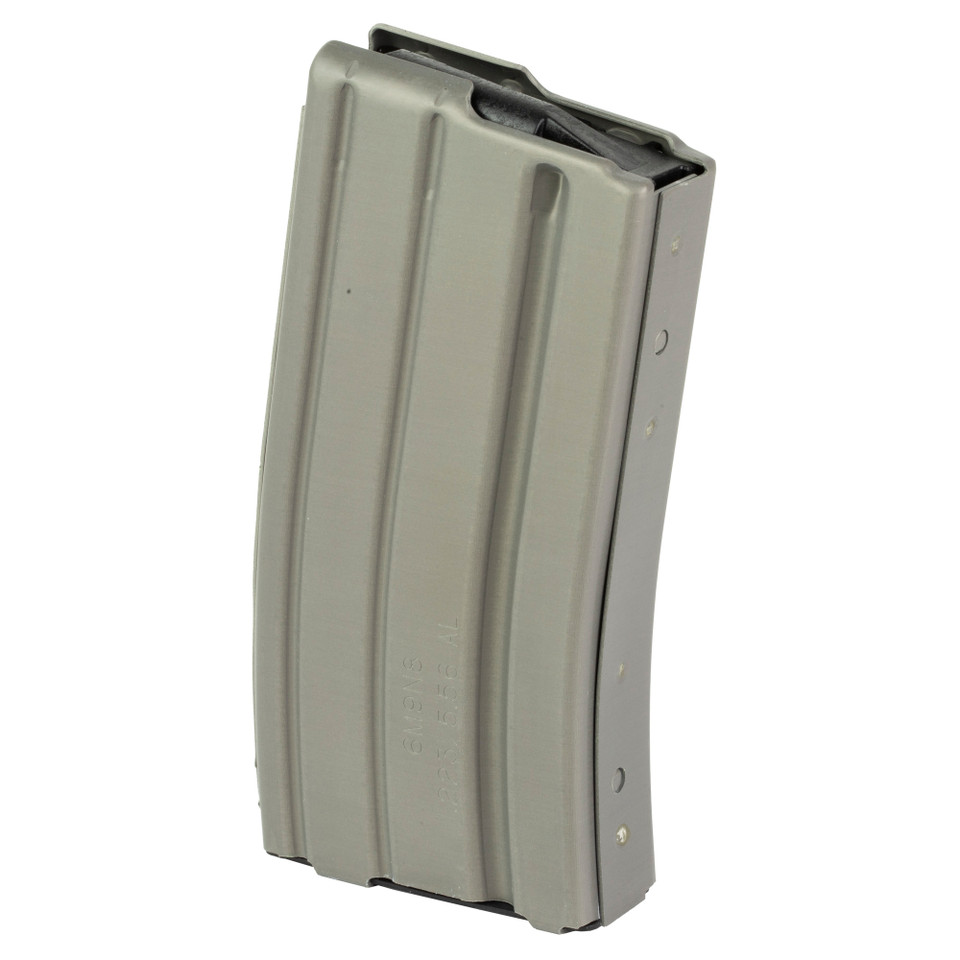Duramag 20-round 5.56 aluminum gray black magazine