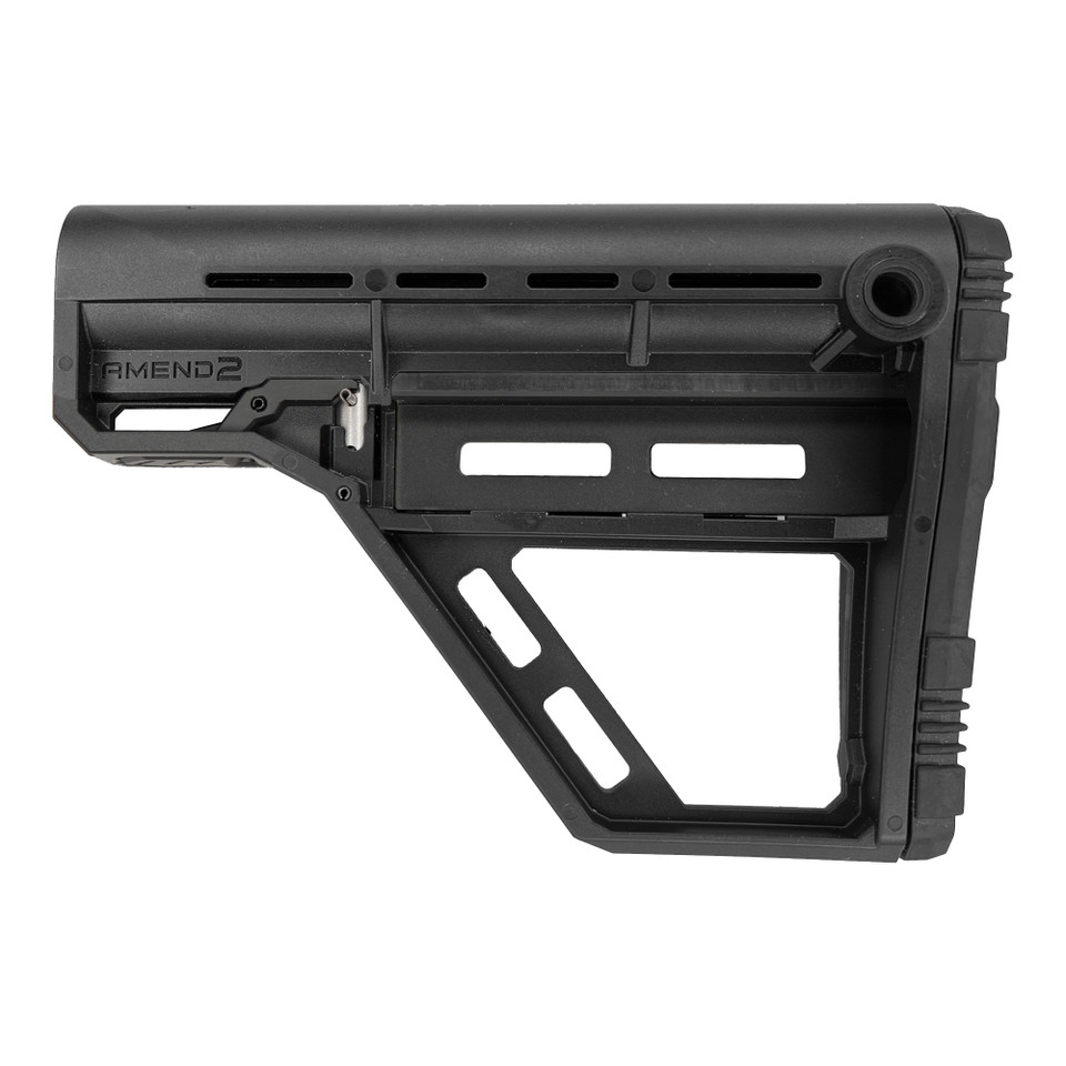 Amend2 Modular Stock for AR-15 MilSpec Buffer Tube M-LOK Compatible - Black