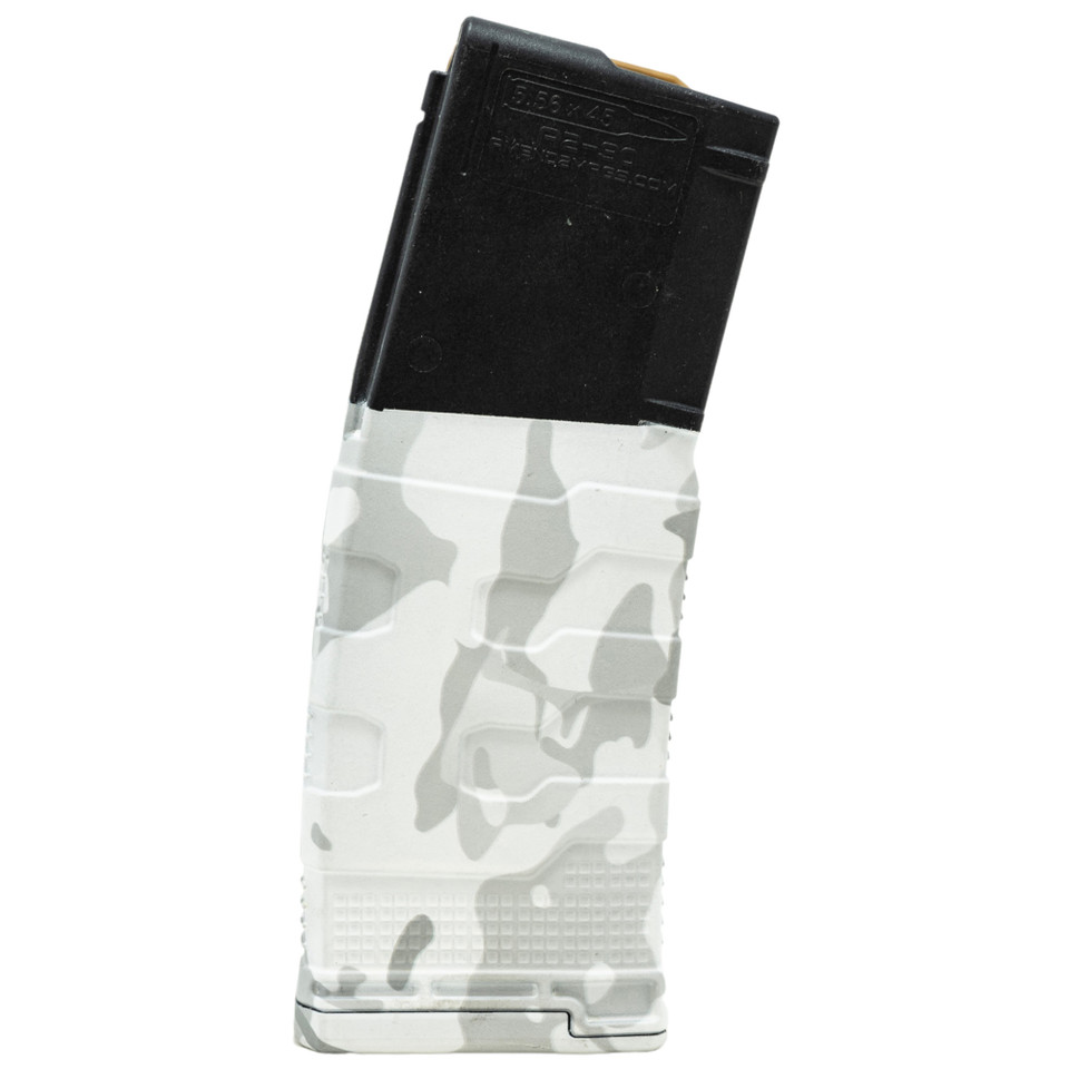 Amend2 30rd AR15 magazine in MultiCam Alpine hydro-dipped finish