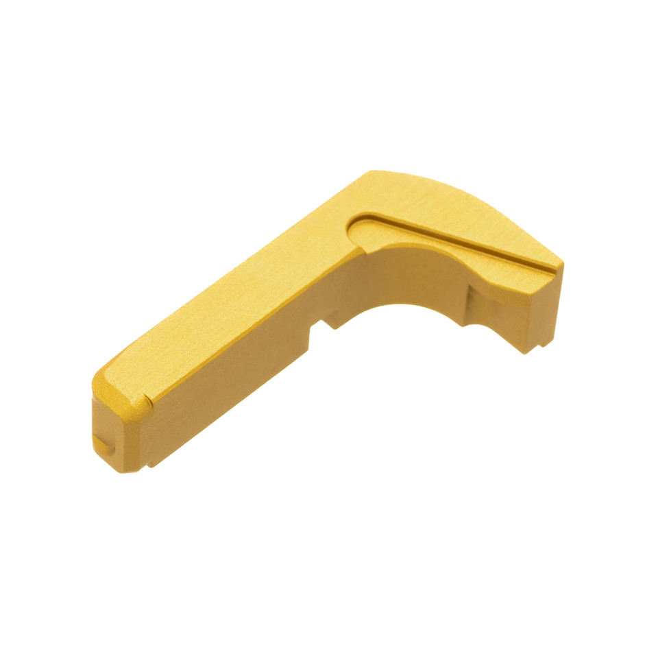 Tyrant CNC Extended Magazine Release for Glock Gen 3 in Gold.