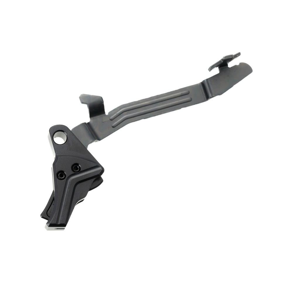 Tyrant CNC I.T.T.S. Trigger for Glock 43X in Black Shoe, Black Safety.