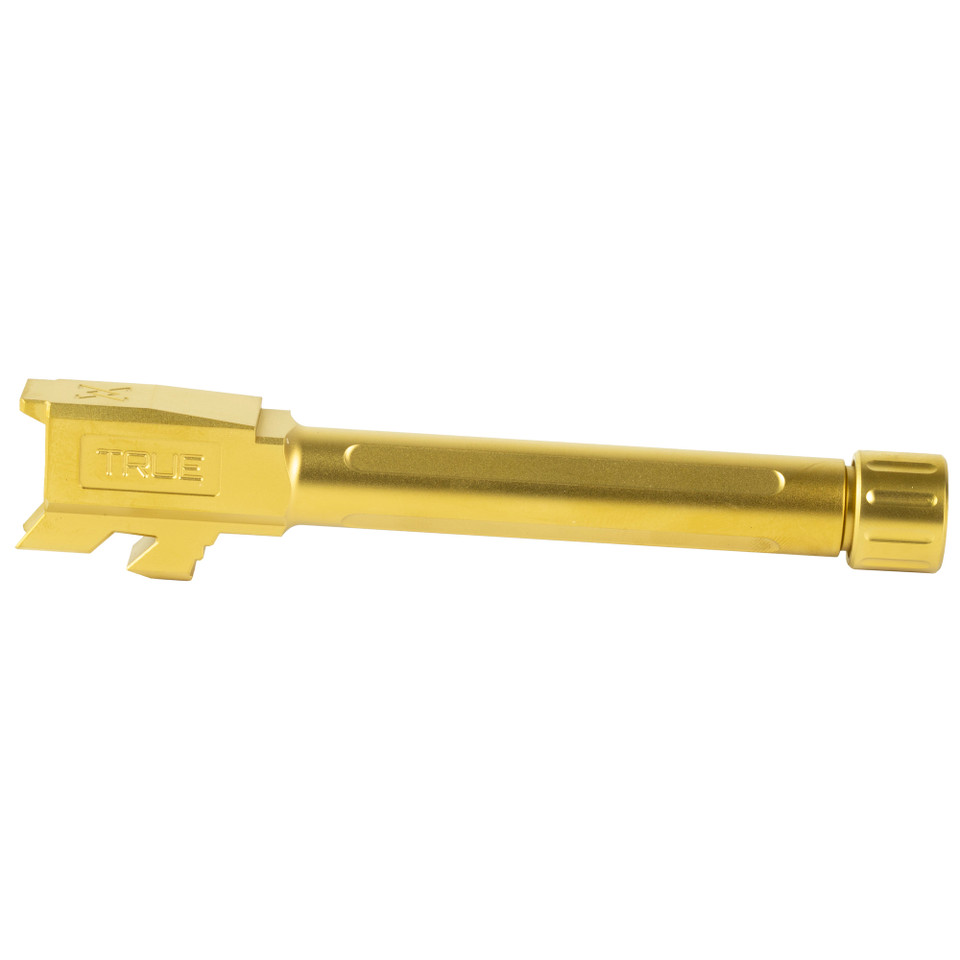 True Precision Glock 48 9mm Threaded Barrel Gold