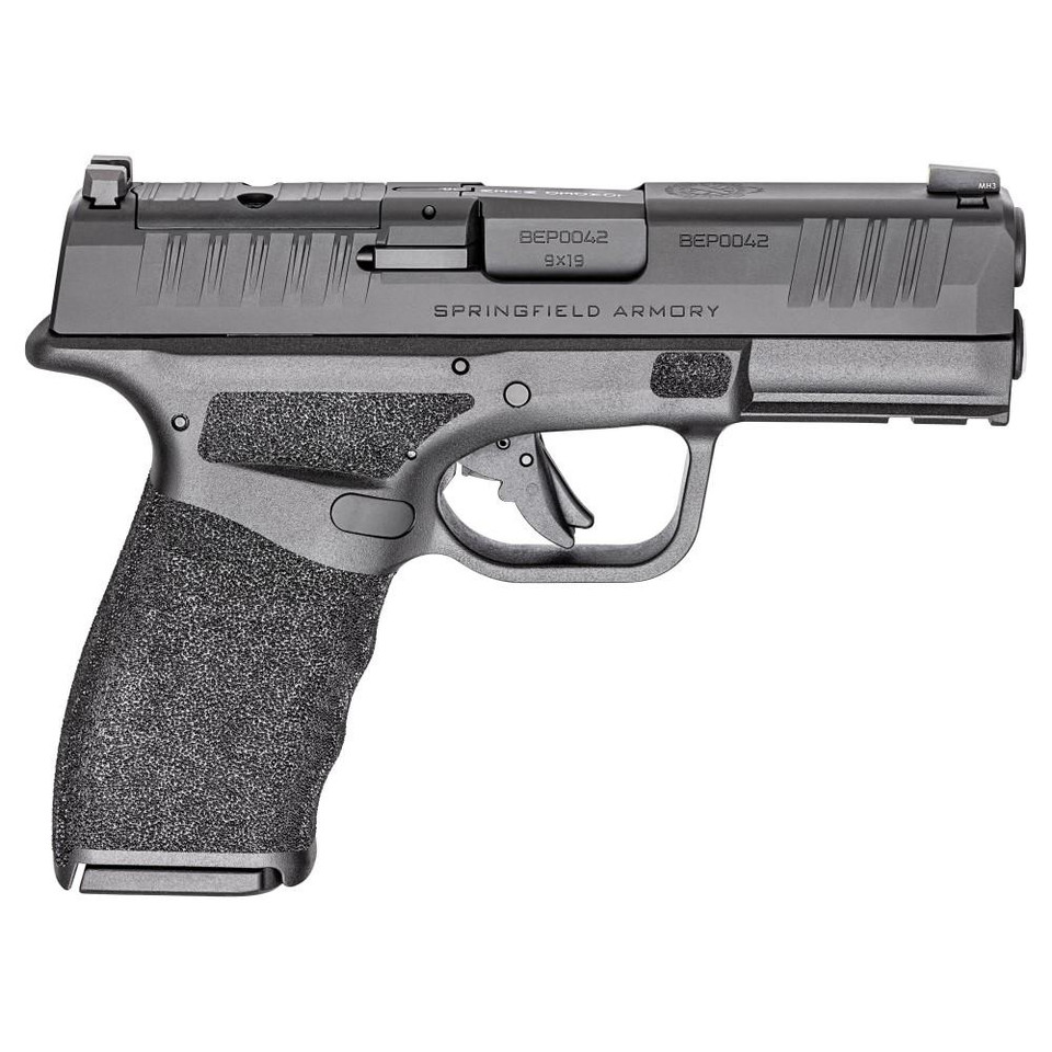 Shop the California-compliant Springfield Hellcat Pro OSP Gear Pac 9mm pistol with factory Viridian RFX11 green dot, 4 magazines, and gear bag. Compact, optics-ready design for superior concealed carry performance.
