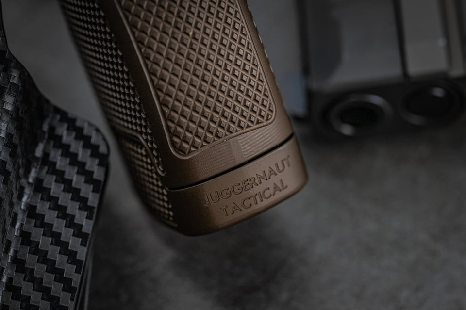Our stippling creates a stunning combination of softness and texture—smooth in the holster, but aggressive in the hand.