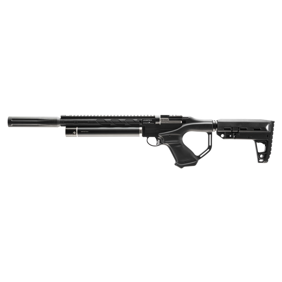 Explore the Umarex Notos .22 Caliber PCP Carbine at TerranGearUSA.com. This compact air rifle delivers up to 700 FPS, 7-shot magazine, quiet SilencAir muzzle, and regulated consistency for small game hunting, plinking, and target shooting. Lightweight, versatile, and powerful.