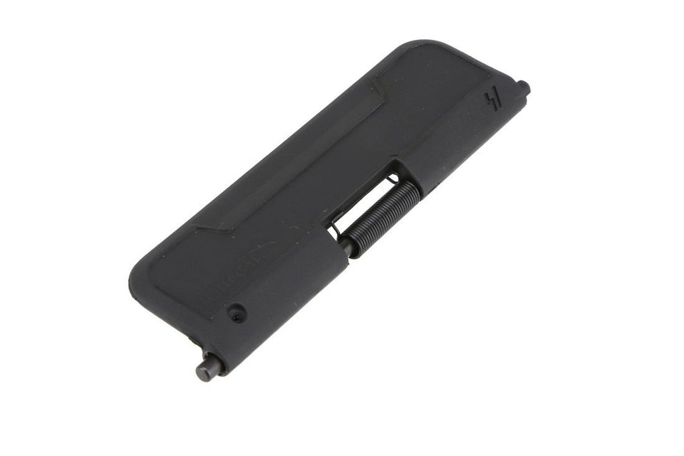Discover the Strike Industries Standard Edition Dust Cover for AR-15. Durable black polymer with adjustable detent for superior protection and style. Shop now at TerranGearUSA.com.