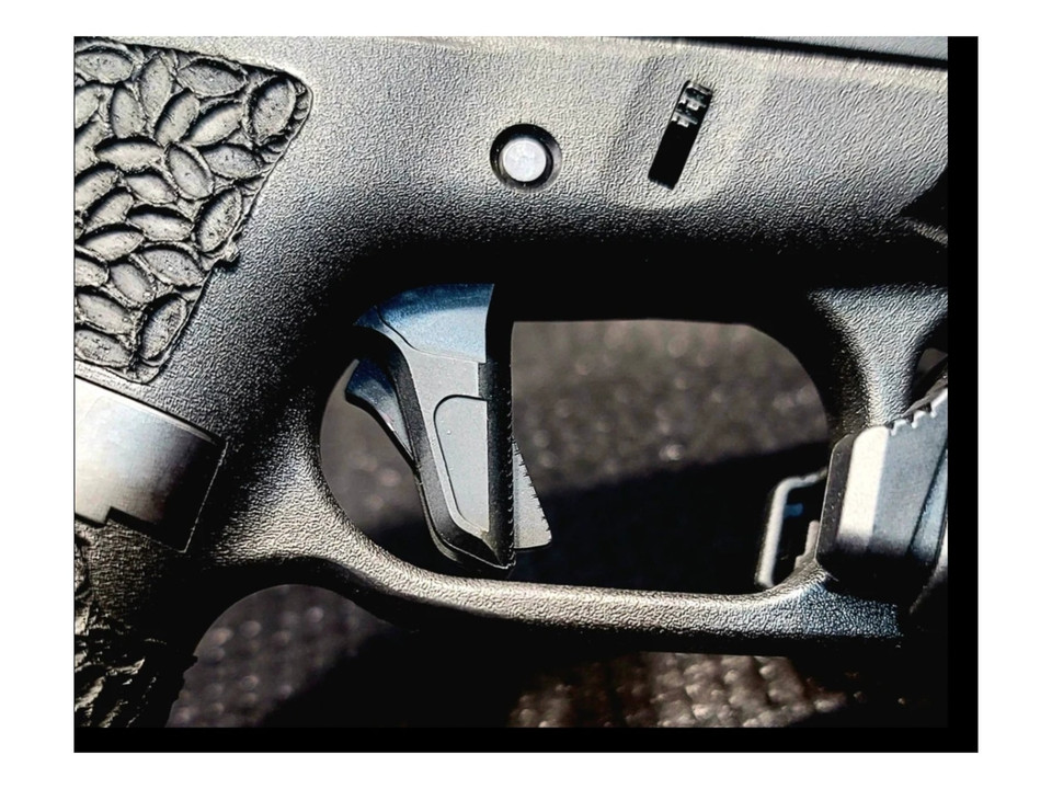 Enhance your Glock with the VEX Shoe Upgrade for the Glock Performance Trigger. Minimize pre-travel, eliminate over-travel, and achieve the shortest reset for faster, more accurate shooting. Convex profile, billet aluminum construction, 100% American made. Perfect for defensive carry or competition. Plug-and-play installation available.