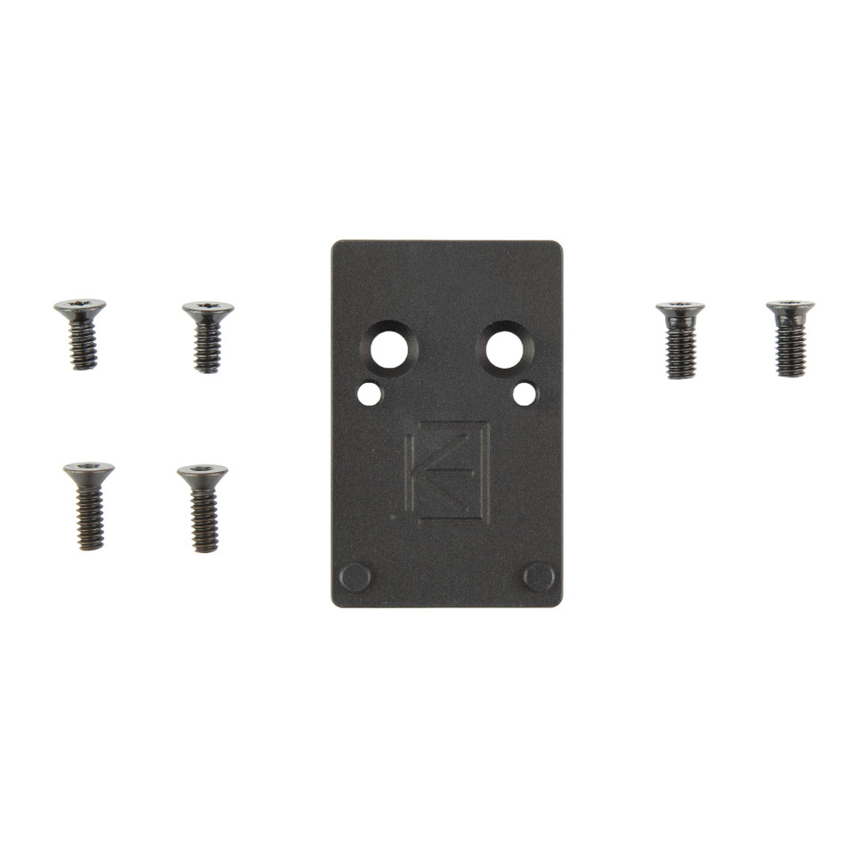 Calculated Kinetics aluminum RMR footprint optic plate for Canik Mete and TTI Combat.