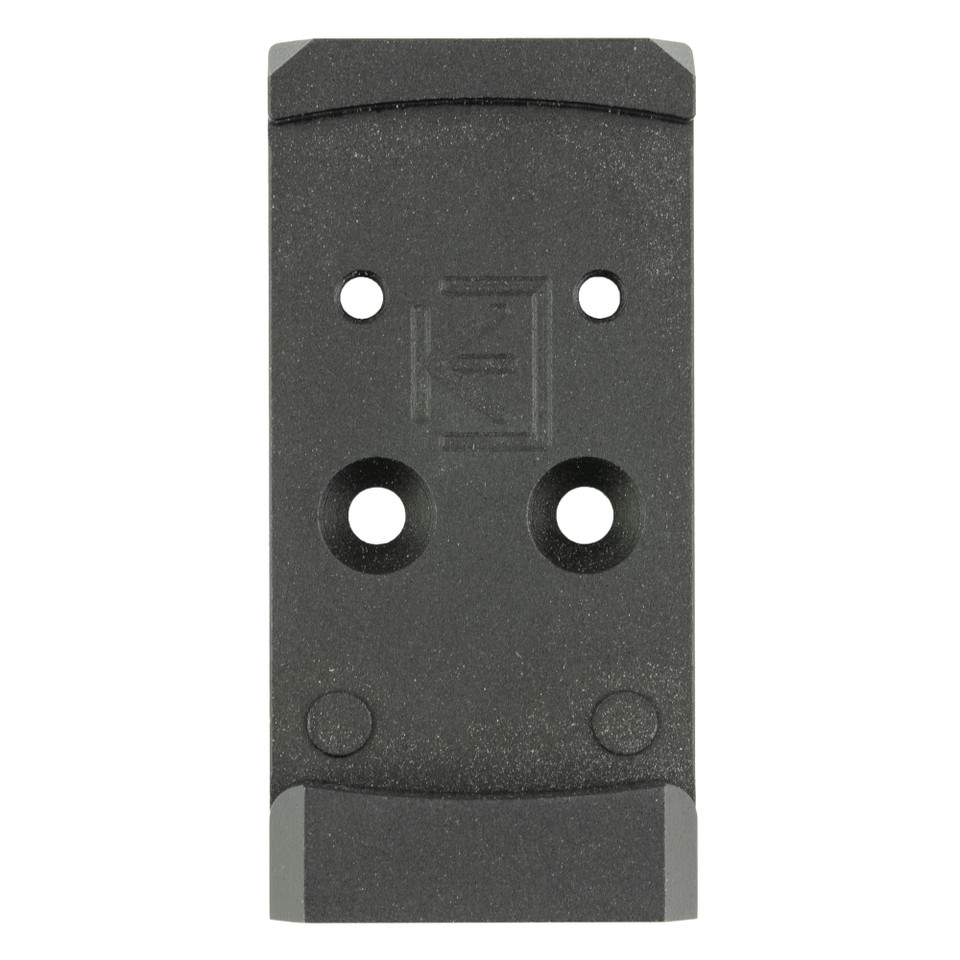 Precision 7075 aluminum optic plate for CZ P10 and Shadow 2 Compact with Holosun K and RMSc footprints.