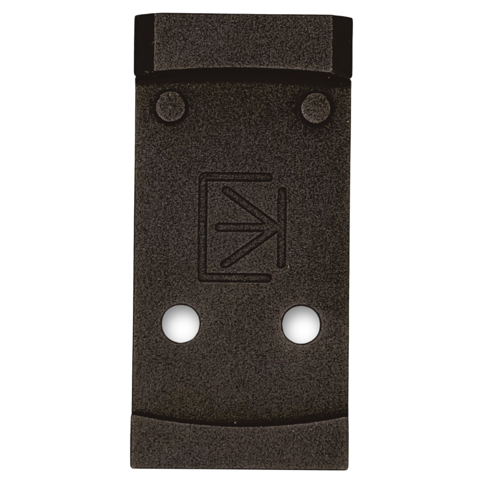 Calculated Kinetics DOGTAG optic plate for Glock Gen 6 with RMSc and Holosun K footprints.