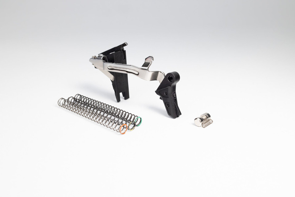 Johnny Glocks UMBRA Drop-In Trigger System for Shadow Systems pistols delivers a crisp break, short reset, and optimized performance with a fully tuned firing system.