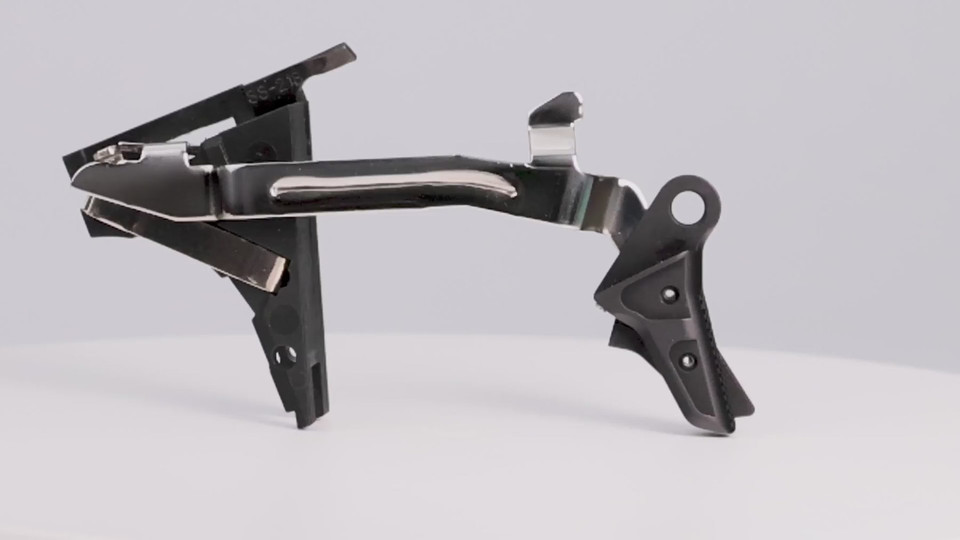 Johnny Glocks UMBRA Drop-In Trigger System for Shadow Systems pistols delivers a crisp break, short reset, and optimized performance with a fully tuned firing system.