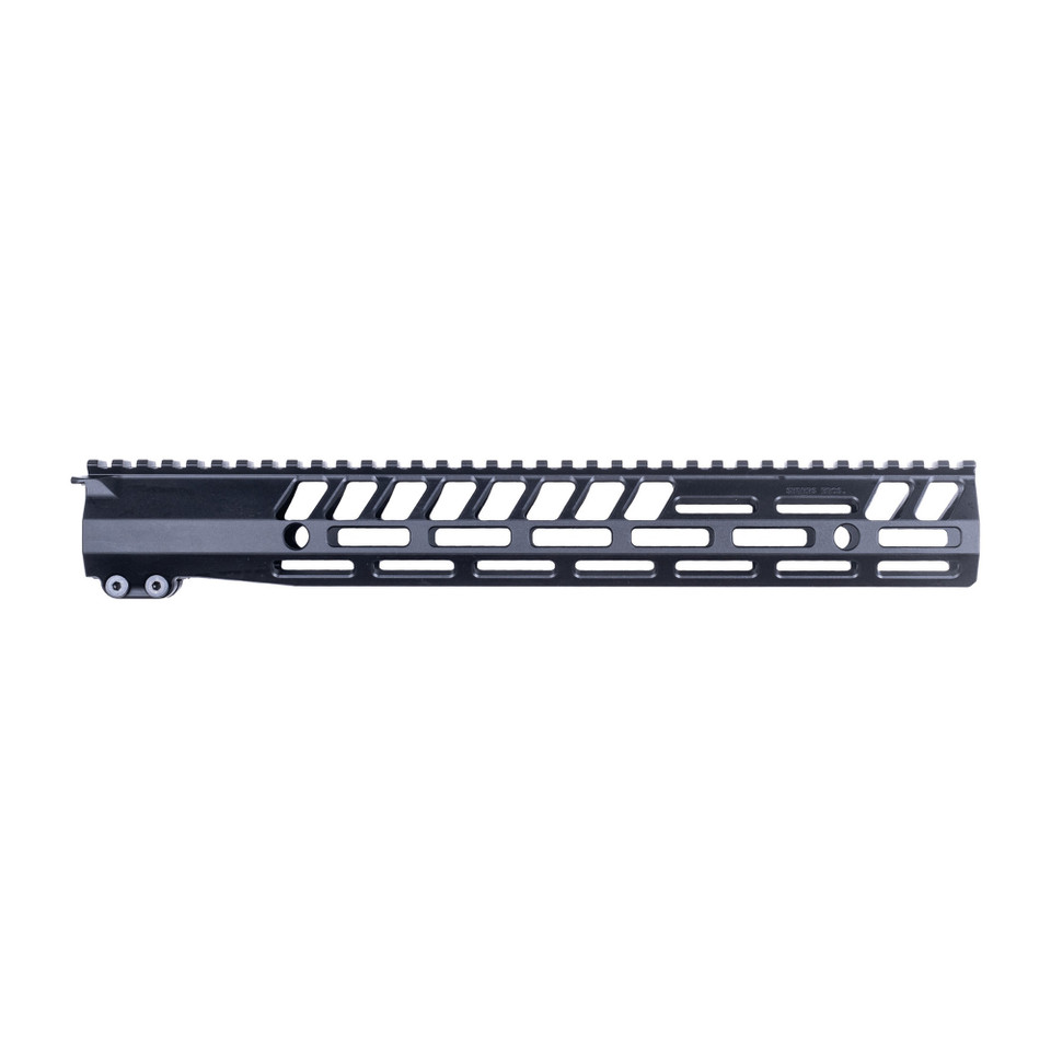 Sharps Bros 14-inch free-floating M-LOK handguard for AR-15 with full top rail and black anodized finish.