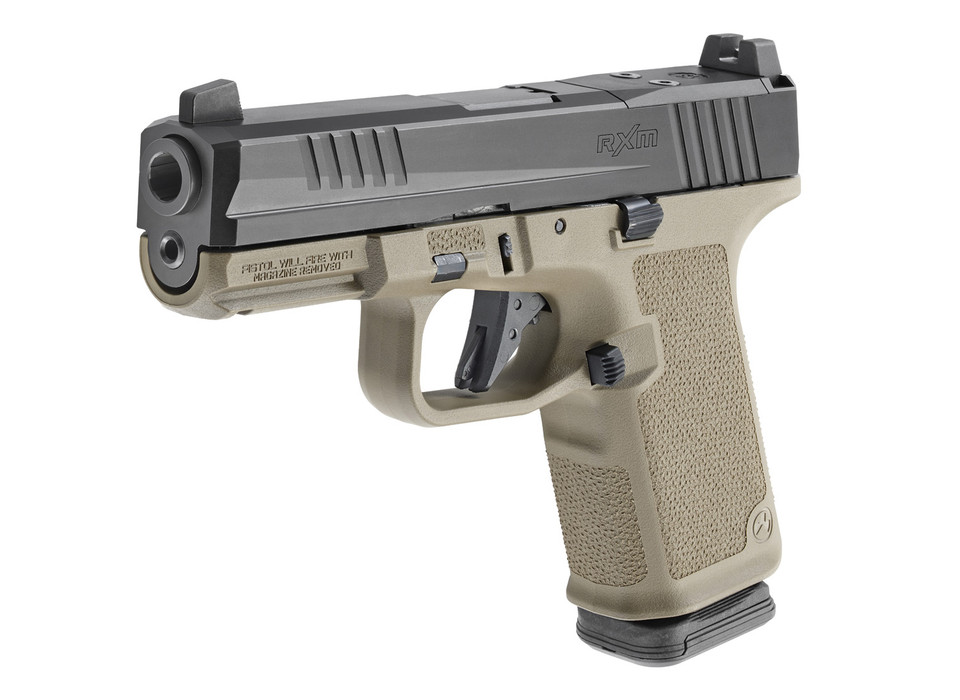 Buy the Ruger RXM 9mm pistol, a modular striker-fired handgun with Magpul grip, optics-ready slide, and 15+1 capacity. Perfect for home defense, carry, and customization.