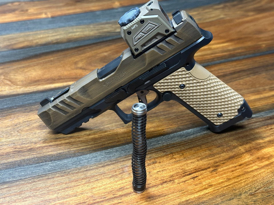 Upgrade your Walther PDP Steel Frame 4.5” with the ZR Tactical Long Stroke Guide Rod V2.0. Improve recoil control, reduce muzzle rise, and enhance shooting performance.