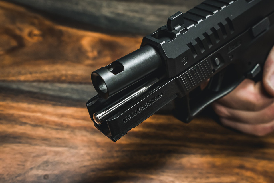 Upgrade your CZ P10C, P09C, or P07 with the ZRTS captured stainless guide rod featuring tunable flatwire recoil springs.
