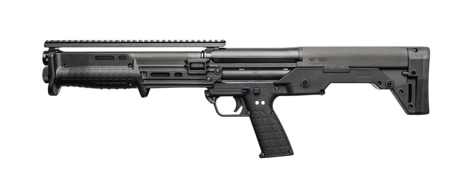 KEL-TEC KS7 Gen 2 12 Gauge bullpup shotgun with 18.5" barrel, 7-round capacity, Picatinny rails, and compact tactical design.