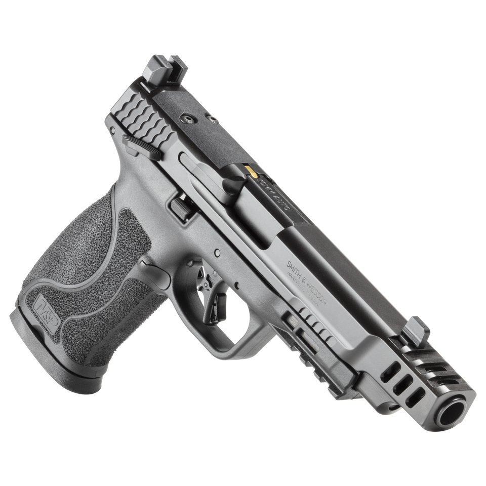 Shop the Smith & Wesson Performance Center M&P 10MM M2.0 CA Compliant pistol with ported barrel, optics-ready slide, and tritium night sights.