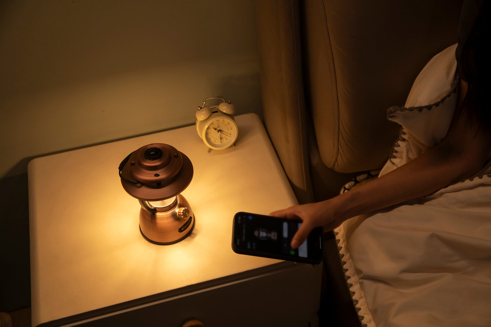 OLIGHT Olantern Classic 2 Pro Smart lantern features app control, solid copper construction, 300 lumens, power bank charging, and up to 9 days runtime.