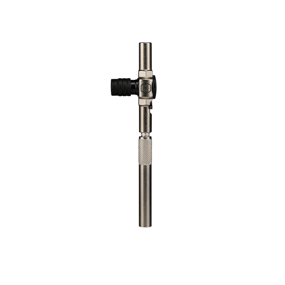 Fix It Sticks Ratcheting T-Way Wrench with Locking Hex Drive features secure 1/4-inch bit retention, ratcheting action, and cleaning rod compatibility.