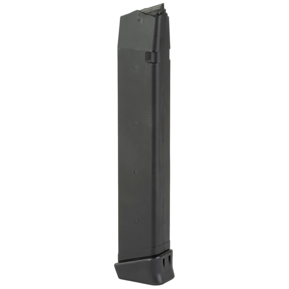KCI USA Glock .45 ACP 26-round extended magazine with steel-lined polymer construction. Fits Glock 21, 30, and 41 models for reliable performance.