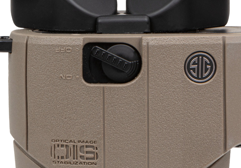 Experience ultra-stable long-range viewing with the SIG SAUER ZULU6 HDX 20x42 binoculars featuring Optical Image Stabilization, HDX glass, and IPX7 waterproof protection.