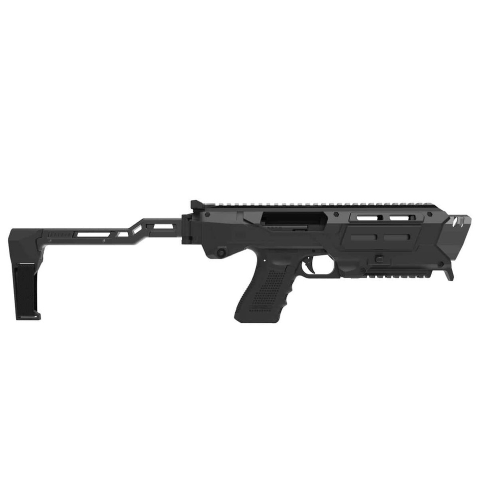Upgrade your Glock, PSA Dagger, Polymer80 or Ruger RXM with the MX-1 Conversion Kit. Features AR-style charging, M-LOK, Picatinny rails and free shipping.