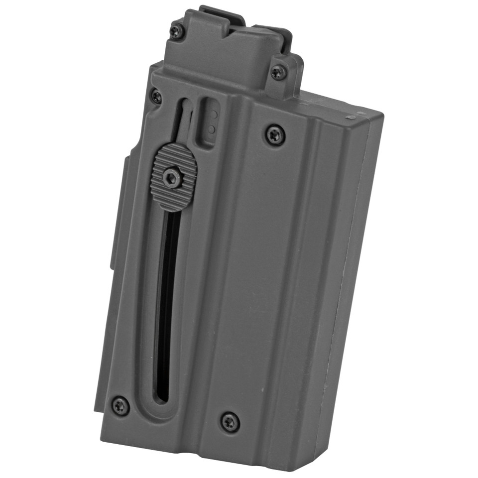 Factory HK HK416 .22 LR 10-round polymer magazine with matte black finish. Genuine OEM replacement for reliable feeding, training, and range use.
