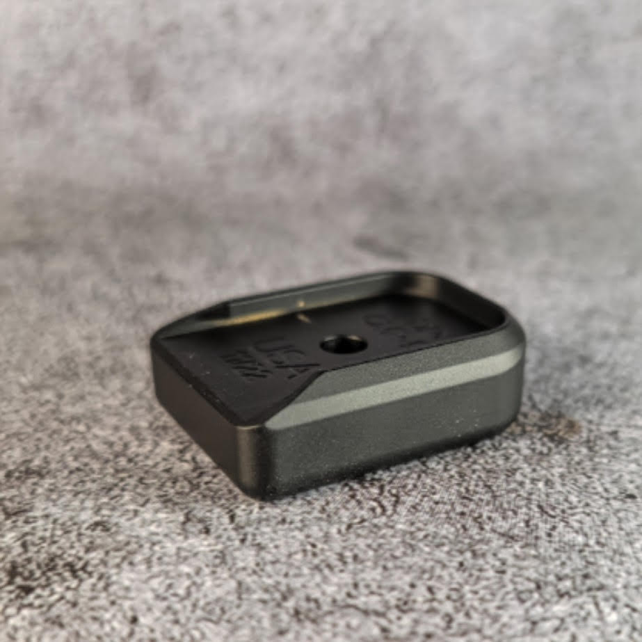 Upgrade your Walther PDP Full-Size magazine with the Taylor Freelance +0 Brass Competition Basepad. Faster reloads, improved balance, USPSA legal, Made in USA.