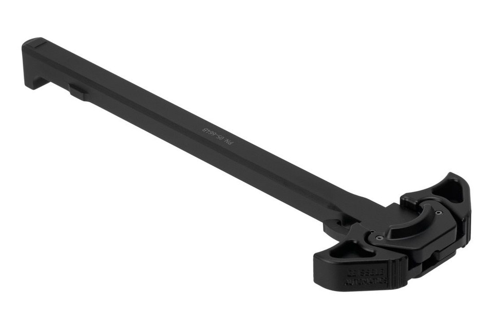 Geissele USASOC Airborne Charging Handle in black offers precise fit, durable construction, and reliable operation for compatible AR-15 builds.