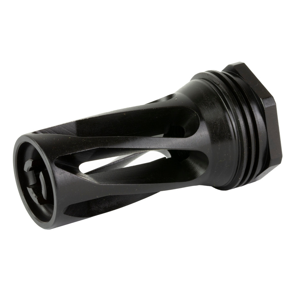 HUXWRX Flash Hider-QD for .223/5.56 1/2x28 barrels reduces unsuppressed flash and mounts compatible HX-QD suppressors with ease.