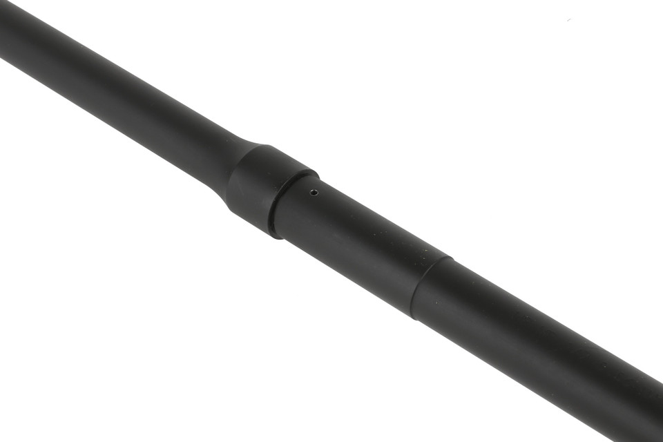 BCM 16-inch 5.56 NATO AR-15 barrel features a 1:7 twist, chrome-lined bore, mid-length gas system, and .750-inch dimpled gas journal.
