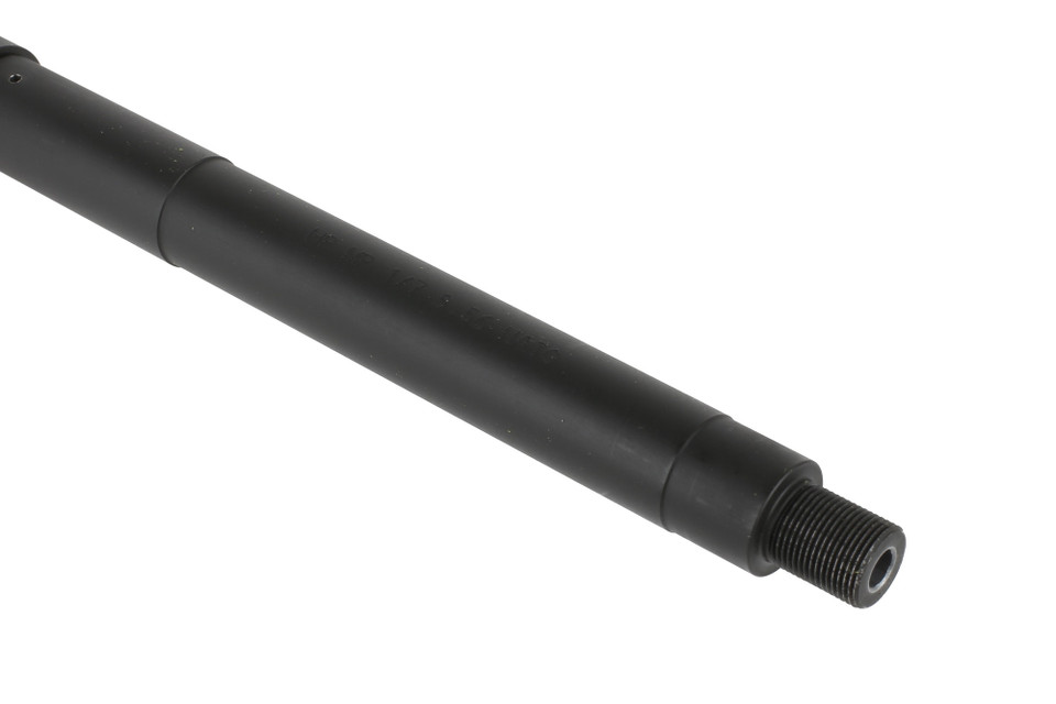BCM 16-inch 5.56 NATO AR-15 barrel features a 1:7 twist, chrome-lined bore, mid-length gas system, and .750-inch dimpled gas journal.