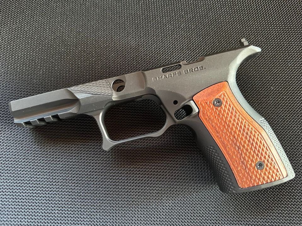Sharps Bros Grip Module for Springfield Echelon with Brazilian Cherry Grips