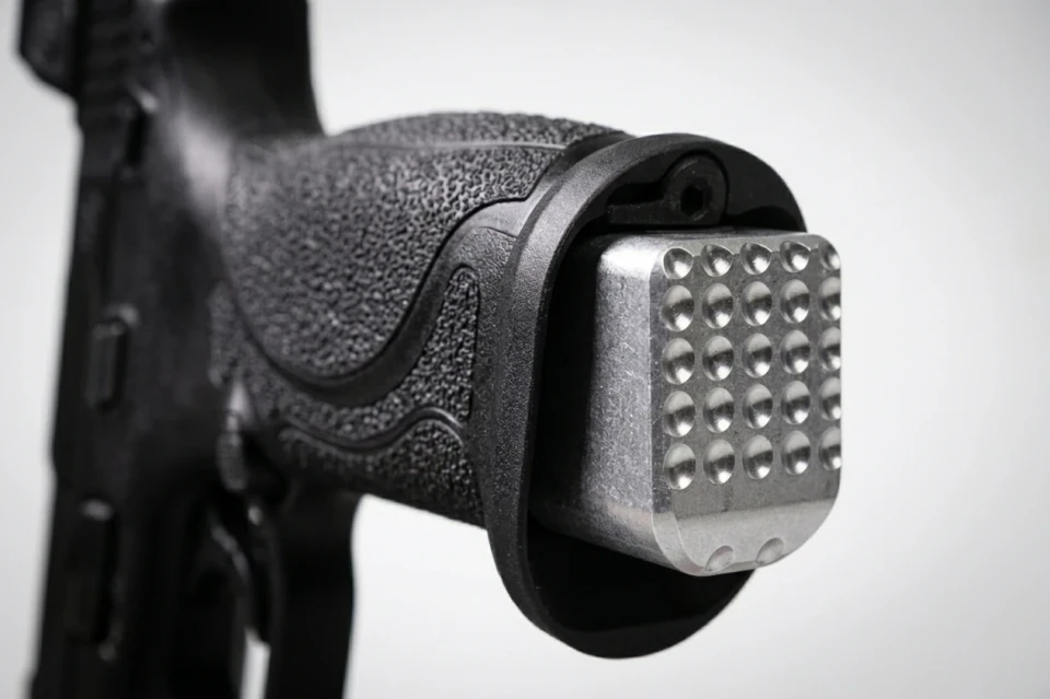 Shop the ZR Tactical Solutions +4 Magazine Extension for S&W M&P Full Size & Competitor (SAW-EXT). Billet aluminum construction, reuses factory spring.