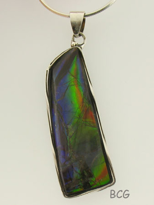 Genuine Natural Ammolite Necklace #1699