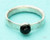 Black Onyx Sterling Silver Ring #RI-306