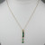 Genuine Colombian Emerald Pendant & Chain