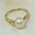 Light Champagne Pearl Ring 523