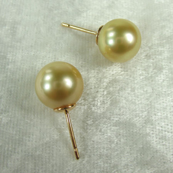 Golden South Sea Pearl Earrings JGP-75052