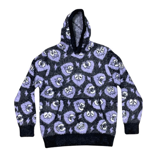 Royal Surge: Emotions Mink Hoodie - Purple