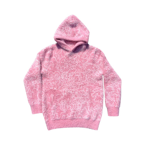 Royal Surge: Emotions World Mink Hoodie - Pink