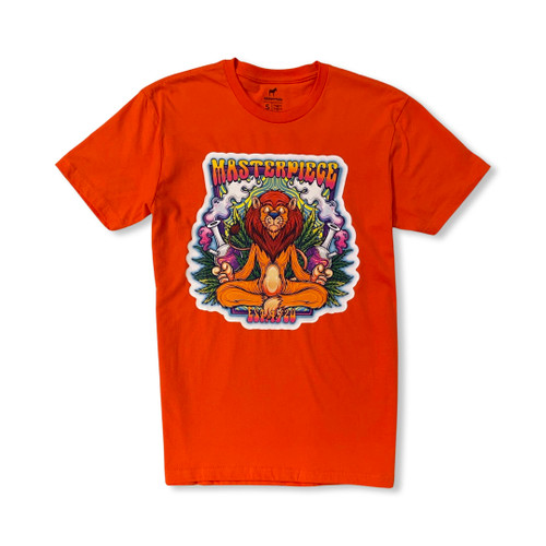 Masterpiece: Lion Logo Tee - Orange