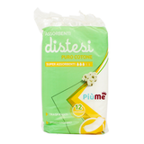 PIUME ASSORBENTI COTONE DISTESO 12 PEZZI